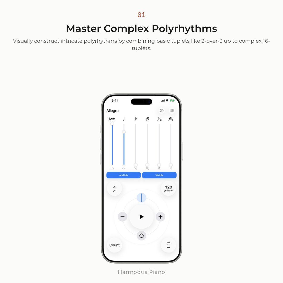 Polytactus Metronome interface